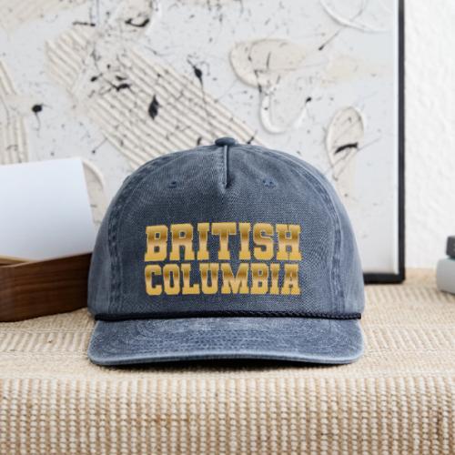 British Columbia - Vintage Washed Rope Cap