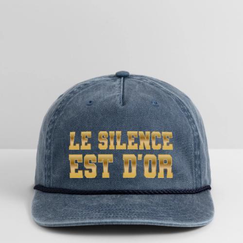 Le silence est d'or - Vintage Washed Rope Cap