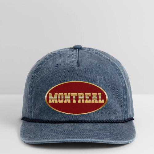 Montreal in Gold - Vintage Washed Rope Cap