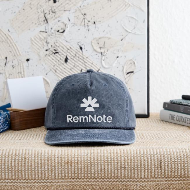 White logo with text, vertically stacked