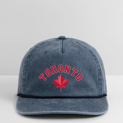 Toronto with maple leaf - Vintage Washed Rope Cap