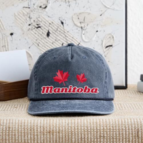 Manitoba, province of Canada - Vintage Washed Rope Cap