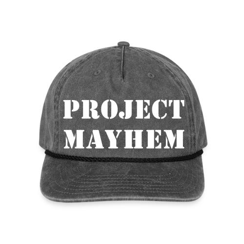 Project Mayhem - Vintage Washed Rope Cap