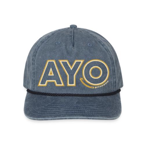 AyoGaming's Logo v1 - Vintage Washed Rope Cap