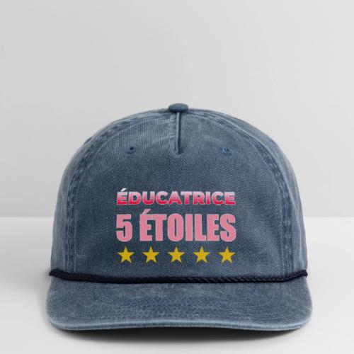 Éducatrice 5 Étoiles - Vintage Washed Rope Cap