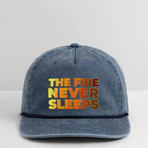 The fire never sleeps - Vintage Washed Rope Cap