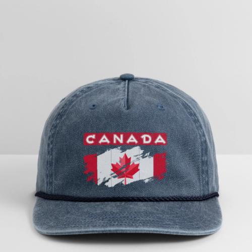 Canada, Inspired by the Canadian flag - Vintage Washed Rope Cap
