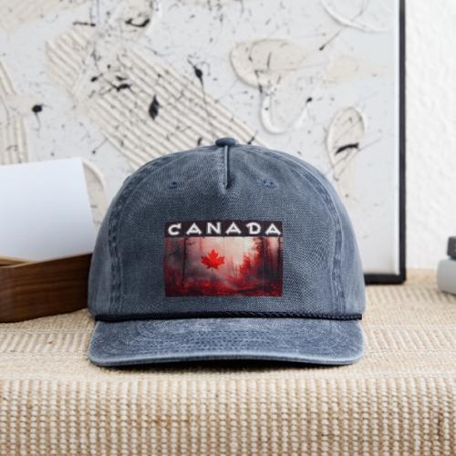 Canada Nature Vibes - Vintage Washed Rope Cap