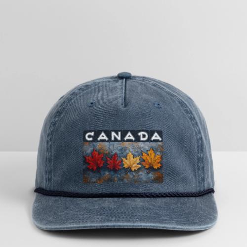 Colorful Canada Style - Vintage Washed Rope Cap