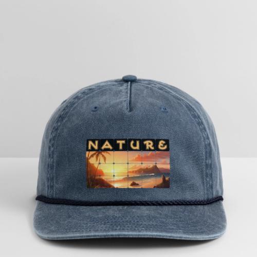 Nature: Tropical Twilight - Vintage Washed Rope Cap