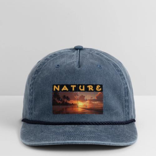 Nature: Sunset Serenity - Vintage Washed Rope Cap