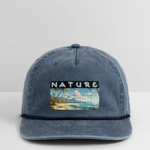 Nature: Sun-Kissed Shore - Vintage Washed Rope Cap