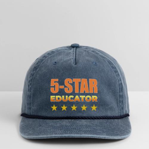 Five-Star Educator - Vintage Washed Rope Cap