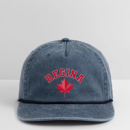 Regina with maple leaf - Vintage Washed Rope Cap