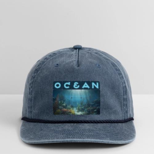 Ocean: Beneath the Surface - Vintage Washed Rope Cap