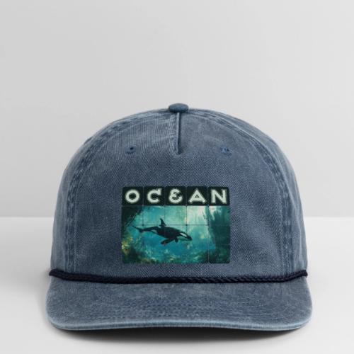 Ocean: Silent Hunter - Vintage Washed Rope Cap
