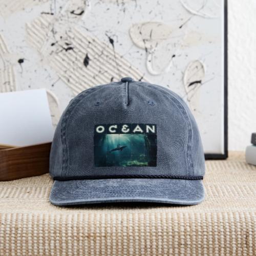 Ocean Whisper - Vintage Washed Rope Cap