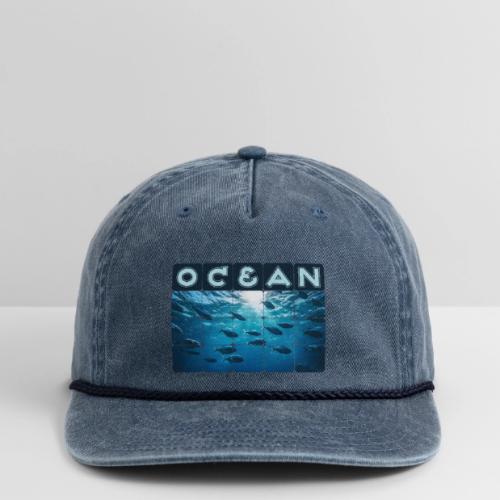 Ocean: Silver Tide - Vintage Washed Rope Cap