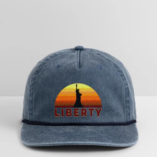 USA: Sunset Liberty Bold - Vintage Washed Rope Cap