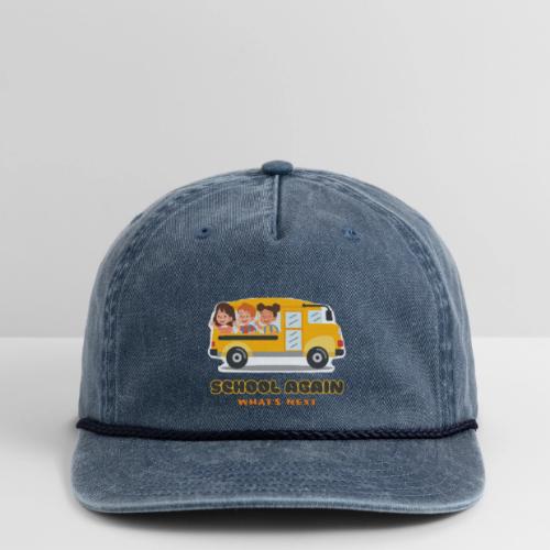 first day of school outfit- school again - Vintage Washed Rope Cap