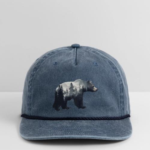 Forest Within the Bear - Vintage Washed Rope Cap
