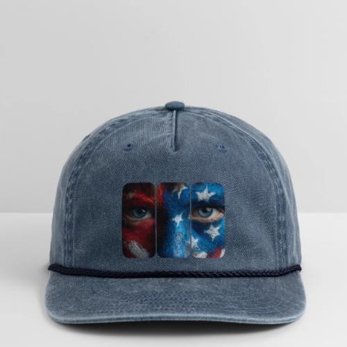 USA: Painted for the Flag - Vintage Washed Rope Cap