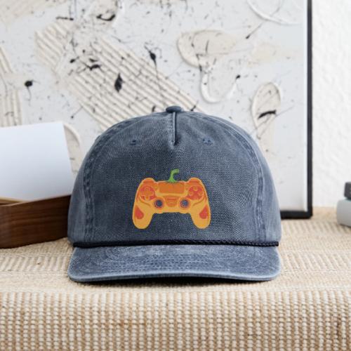 Pumpkin Spice Gaming Controller - Vintage Washed Rope Cap