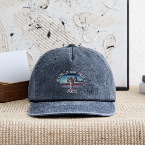 Don’t Mess with a RAM - Vintage Washed Rope Cap