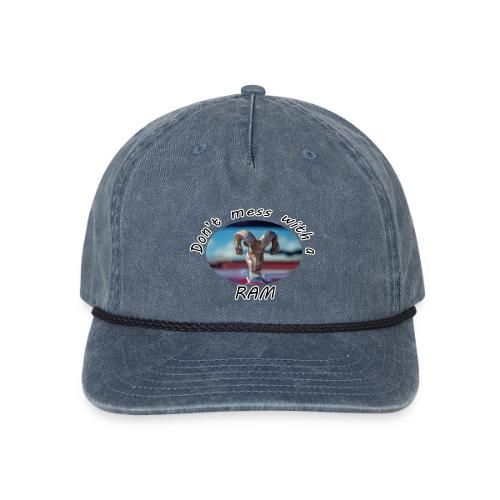 Don’t Mess with a RAM - Vintage Washed Rope Cap