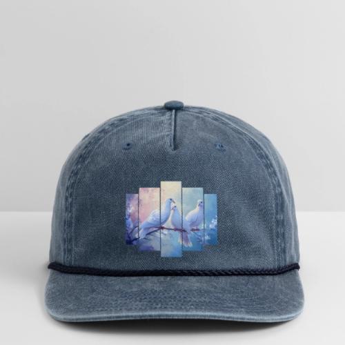 Symbols of Peace and Serenity - Vintage Washed Rope Cap