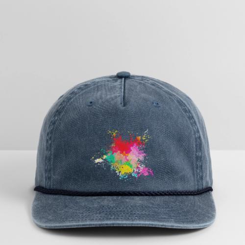 Psychedelic: Color Storm - Vintage Washed Rope Cap