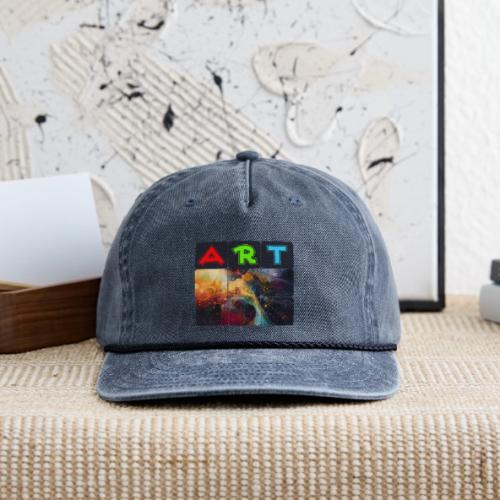 Waves of Art - Vintage Washed Rope Cap