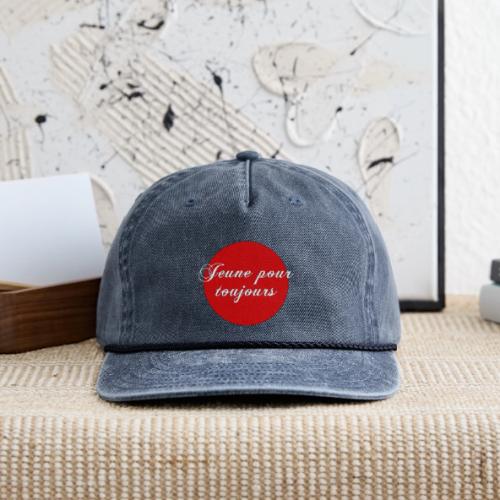 Jeune pour toujours - Vintage Washed Rope Cap