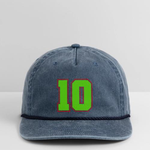 The Magic Number 10 - Vintage Washed Rope Cap