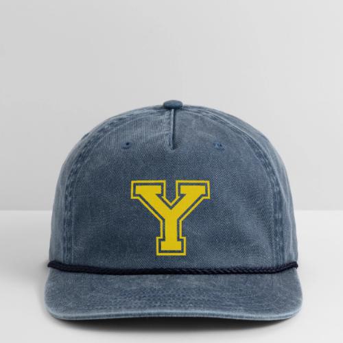 Letter Y – Capital Athletic Alphabet Monogram - Vintage Washed Rope Cap