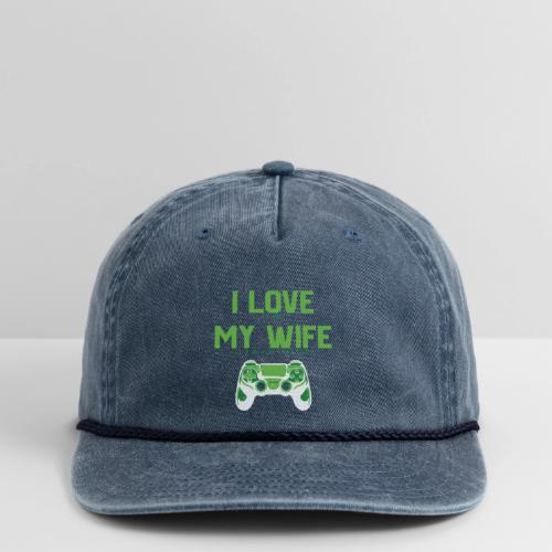I Love It When My Wife Lets Me Game - Vintage Washed Rope Cap