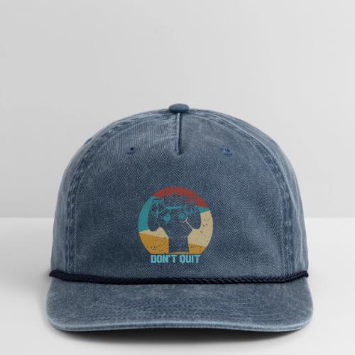 Don't Quit (Gaming Fist) - Vintage Washed Rope Cap