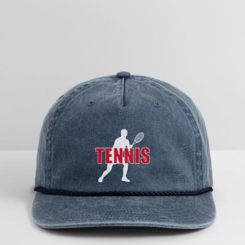 Red Court Tennis - Vintage Washed Rope Cap