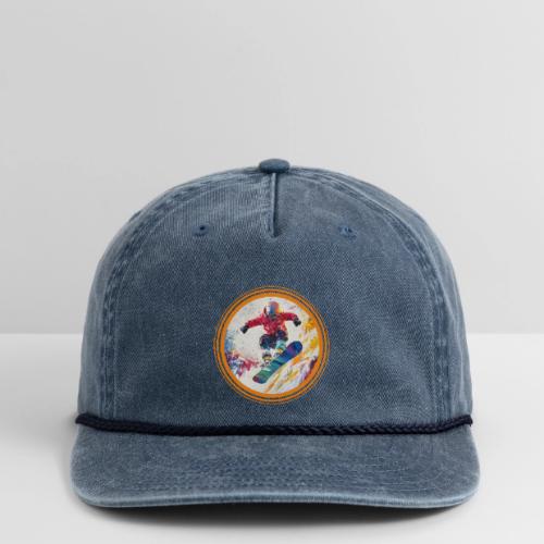 Snowboarding Horizon - Vintage Washed Rope Cap