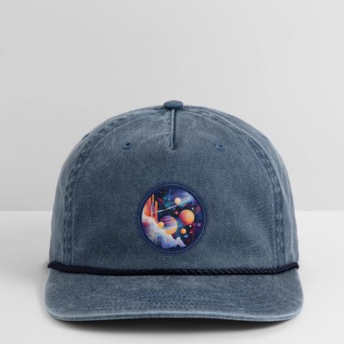 Floating Planetscape - Vintage Washed Rope Cap