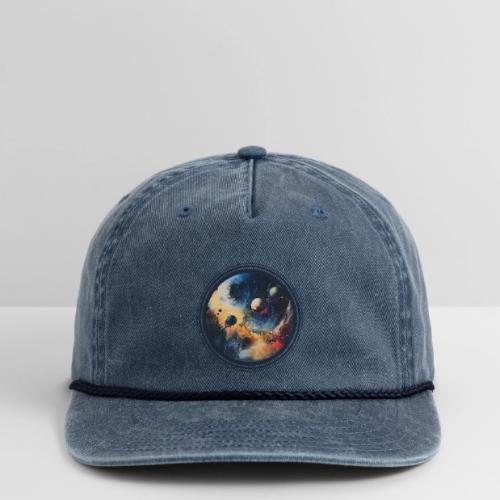 Chaotic Color Planets - Vintage Washed Rope Cap