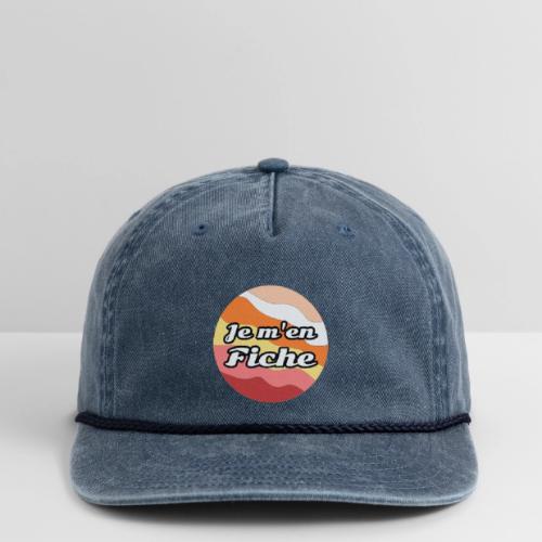 I don't care - Vintage Washed Rope Cap