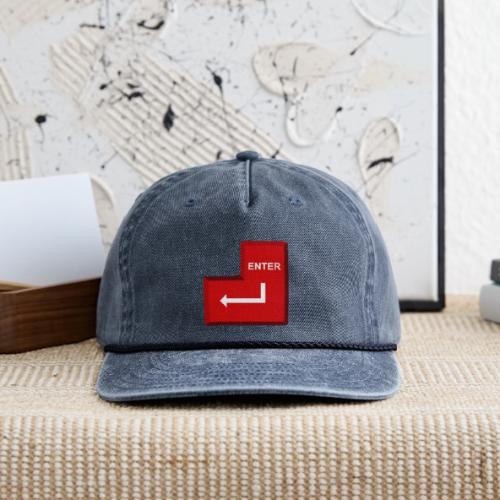 Just Press Enter - Vintage Washed Rope Cap