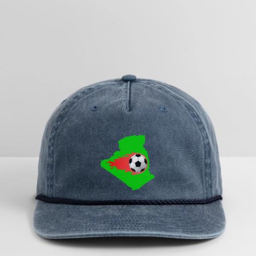 Algerian Football Fire - Vintage Washed Rope Cap