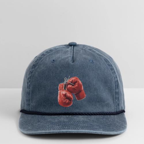 Boxing: Hanging Gloves Icon - Vintage Washed Rope Cap