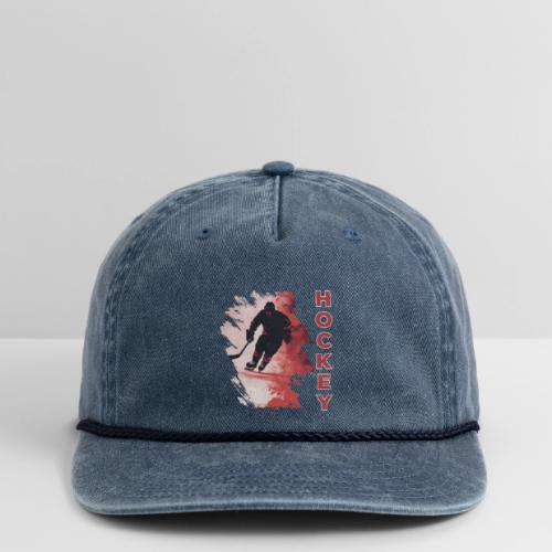 Hockey Fire - Vintage Washed Rope Cap