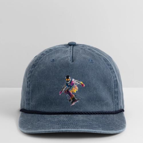 Snowboarding: Frozen Palette - Vintage Washed Rope Cap