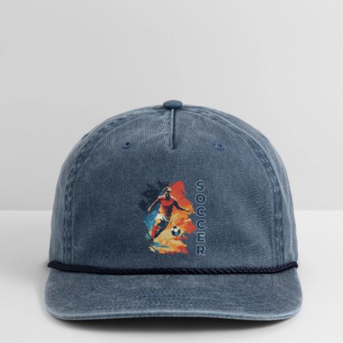 Soccer Action Pulse - Vintage Washed Rope Cap