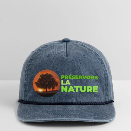 Nature protection - Vintage Washed Rope Cap