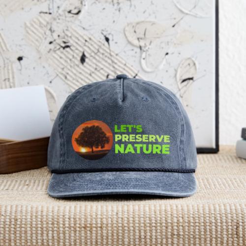 Nature protection - Vintage Washed Rope Cap